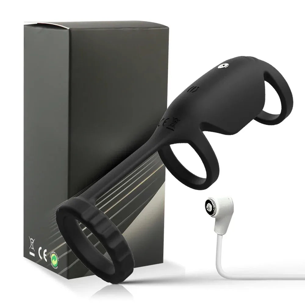 Vibrating Penis Ring For Men Enhance Sex