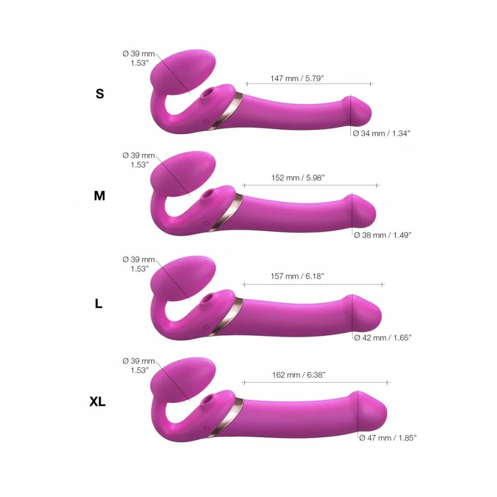 Vibrator Strap on me 6017425 Pink