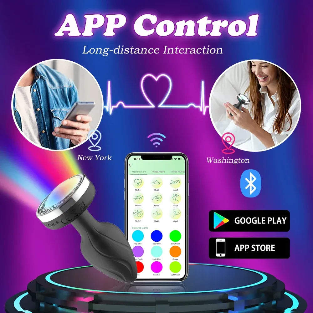 Wireless Remote Vibrating Anal Plug