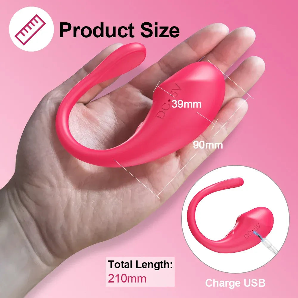 Wireless Vibrating Love Egg for Women Nipple Stimulator